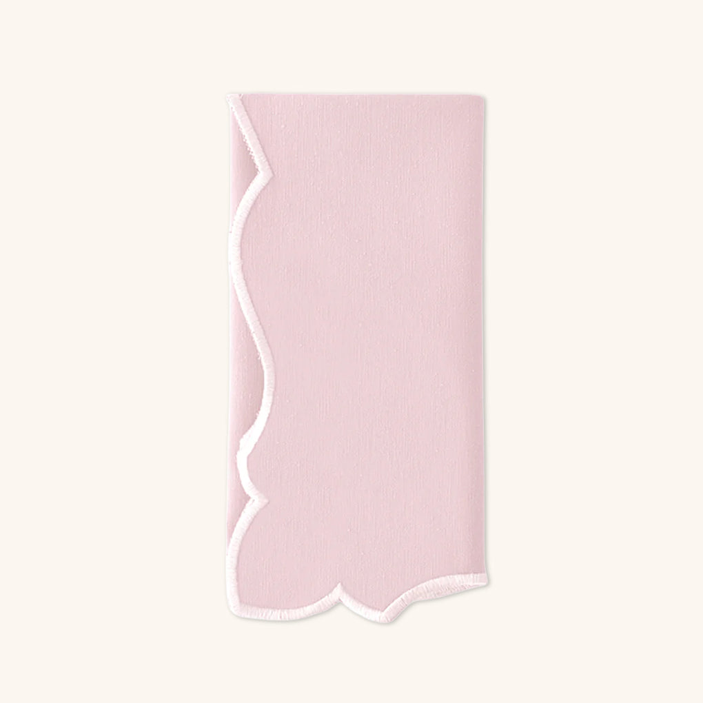 Juego de 4 Servilletas Sandy Rosa en Algodón