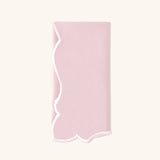 Juego de 4 Servilletas Sandy Rosa en Algodón