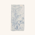 Juego de 4 servilletas Toile en Azul