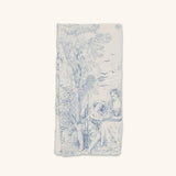 Juego de 4 servilletas Toile en Azul