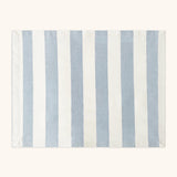 Juego de 4 Manteles individuales de Rayas Azules y Blancas.