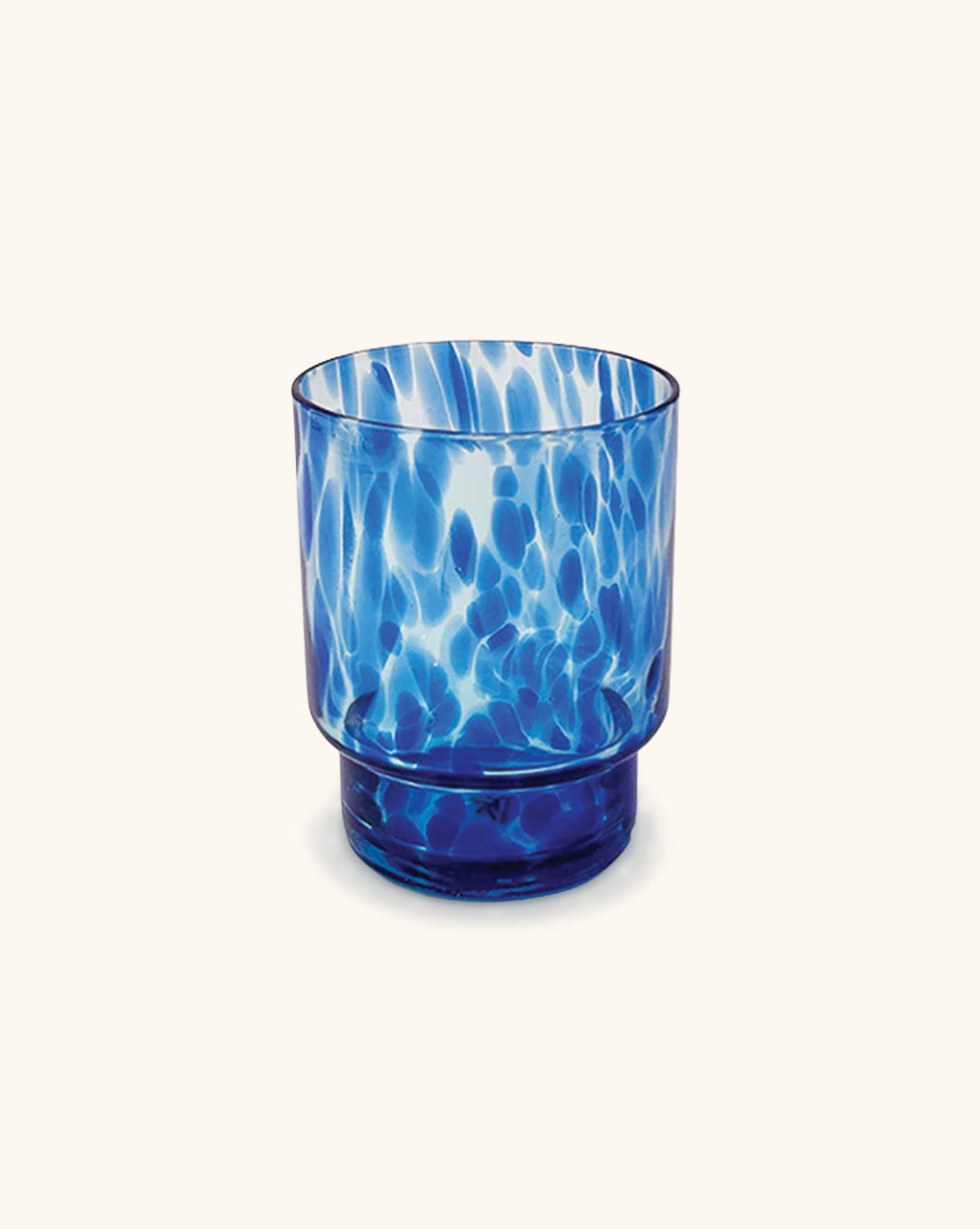 Juego de Vasos de Vidrio Azul Turquesa Carey