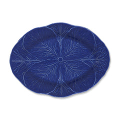Platón para Servir de Repollo Azul Cobalto 39 cm.