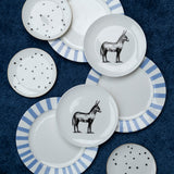 Platos para Ensalada con Burrito, set de 4