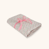 Mantel Rectangular para Mesa de 3.50 x 2.50 en Algodon con Flores rosa