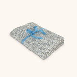 Mantel Rectangular para Mesa de 3.50 x 2.50 en Algodon con Flores Azul