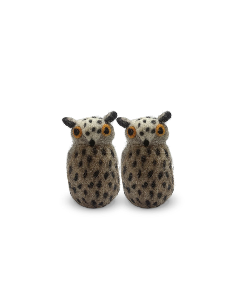 Pareja de búhos de decoración de felpa, marca Zash
