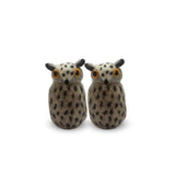 Pareja de búhos de decoración de felpa, marca Zash
