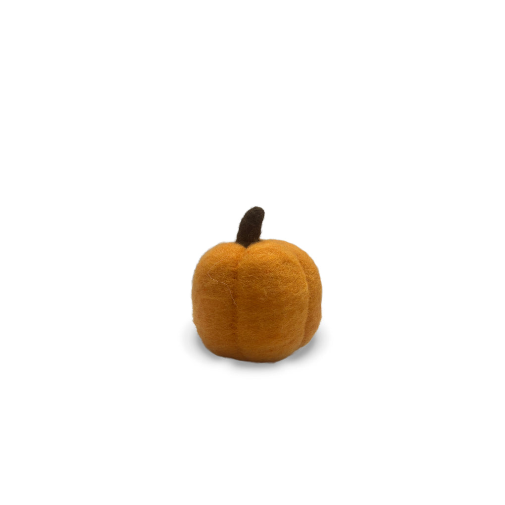 Calabaza chica de decoración de felpa, marca Zash