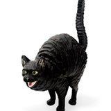 Gato negro decorativo de cerámica marca Bordallo Pinheiro