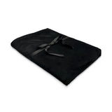Mantel rectangular completo de mesa de 2 x 3 mts en terciopelo negro, marca Zash