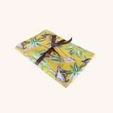 Mantel de Mesa Rectangular con Changos Fondo Amarillo 2 x 3 m