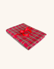 Mantel de Mesa Rectangular de Tartan Rojo. 2x3m