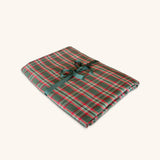 Mantel de Mesa Rectangular de Tartan Verde. 2x3m