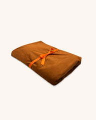 Mantel de Mesa Rectangular de Terciopelo Naranja. 2x3m