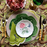 Plato Trinche Repollo Verde. Set de 4