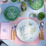 Plato Ensalada Repollo Verde. Set de 4