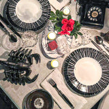 Plato Pan Herbariae Negro. Set de 4