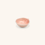 Mini-Bowl Sal o Condimentos en Forma de Repollo Rosa Pálido 8 cm de Cerámica