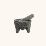 Mini molcajete de piedra volcánica