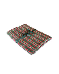 Mantel de Mesa Rectangular de Tartan Verde. 2x3m