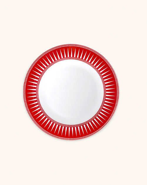 Platos Ensalada Identidad Rojo. Set de 4