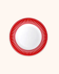 Platos Ensalada Identidad Rojo. Set de 4