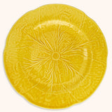 Bajoplato de Repollo Amarillo Canario. Set de 4