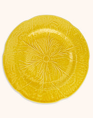 Bajoplato de Repollo Amarillo Canario. Set de 4
