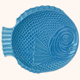 Set de 4 Platos Trinche Pez Turquesa 32.5 cm