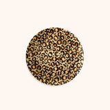 Platos de Pan con Cheetah Print en Café, set de 4