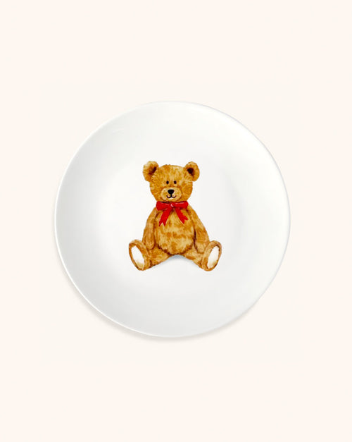Plato Ensalada con Teddy Bear. Set de 4