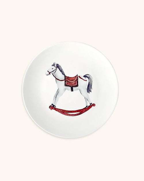 Platos para Ensalada con Rocking Horse, set de 4.