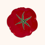 Plato Ensalada Tomate 21 cm. Set de 4