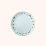 Platos para Pan Color Menta con Guirnalda de Flores, set de 4