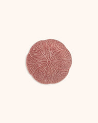 Plato Pan de Repollo Rosa Flamingo. Set de 4