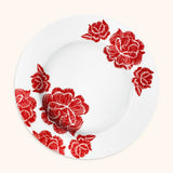 Platos Trinche Identidad Rojo. Set de 4