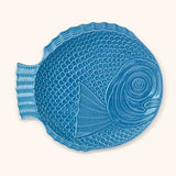 Set de 4 Platos Trinche Pez Turquesa 32.5 cm