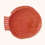 Set de 4 Platos Trinche Pez Coral 32.5 cm