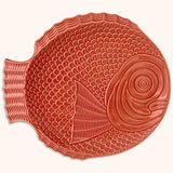 Set de 4 Platos Trinche Pez Coral 32.5 cm