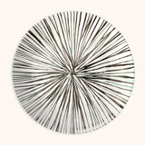 Platos Trinche de Rayas Verdes, set de 4
