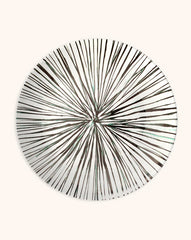 Platos Trinche de Rayas Verdes, set de 4
