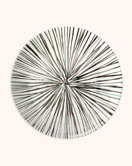 Platos Trinche de Rayas Verdes, set de 4