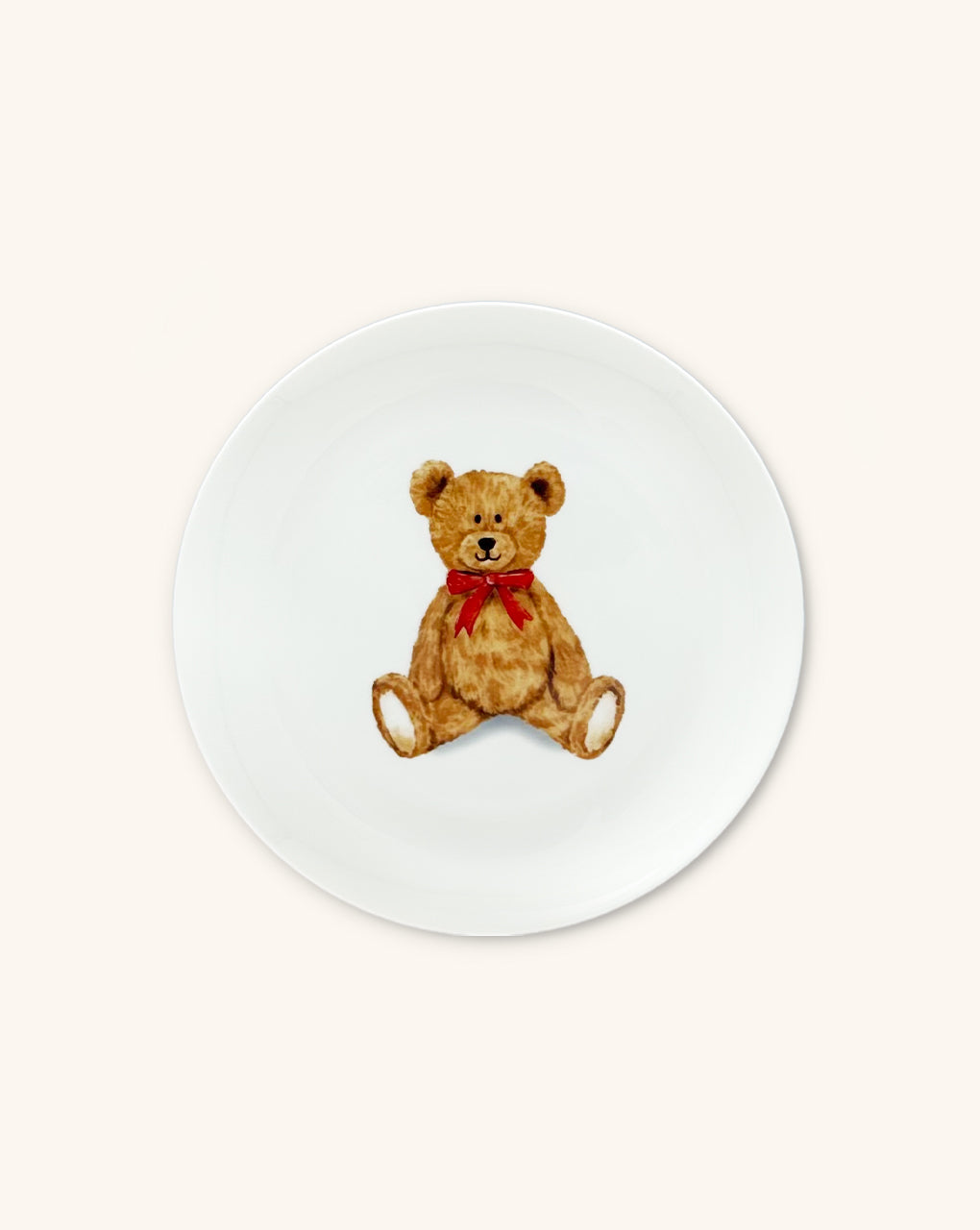 Plato Ensalada con Teddy Bear