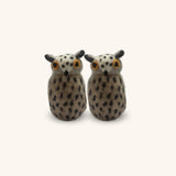 Pareja de Búhos de Felpa. 2 Piezas