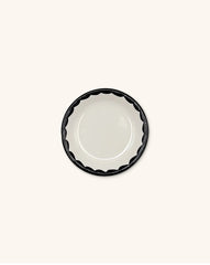 Platito para Sal y Condimentos 8 cm Puebla en Blanco y Negro