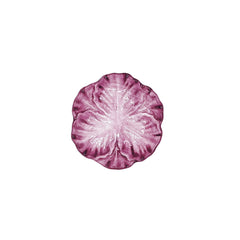 Platos para Pan en Forma de Hojas de Repollo Morado de 12 cm. Set de 4