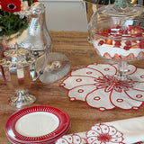 Platos Ensalada Identidad Rojo. Set de 4