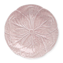 Bajoplato de cerámica rosa claro con forma de repollo, marca Zash