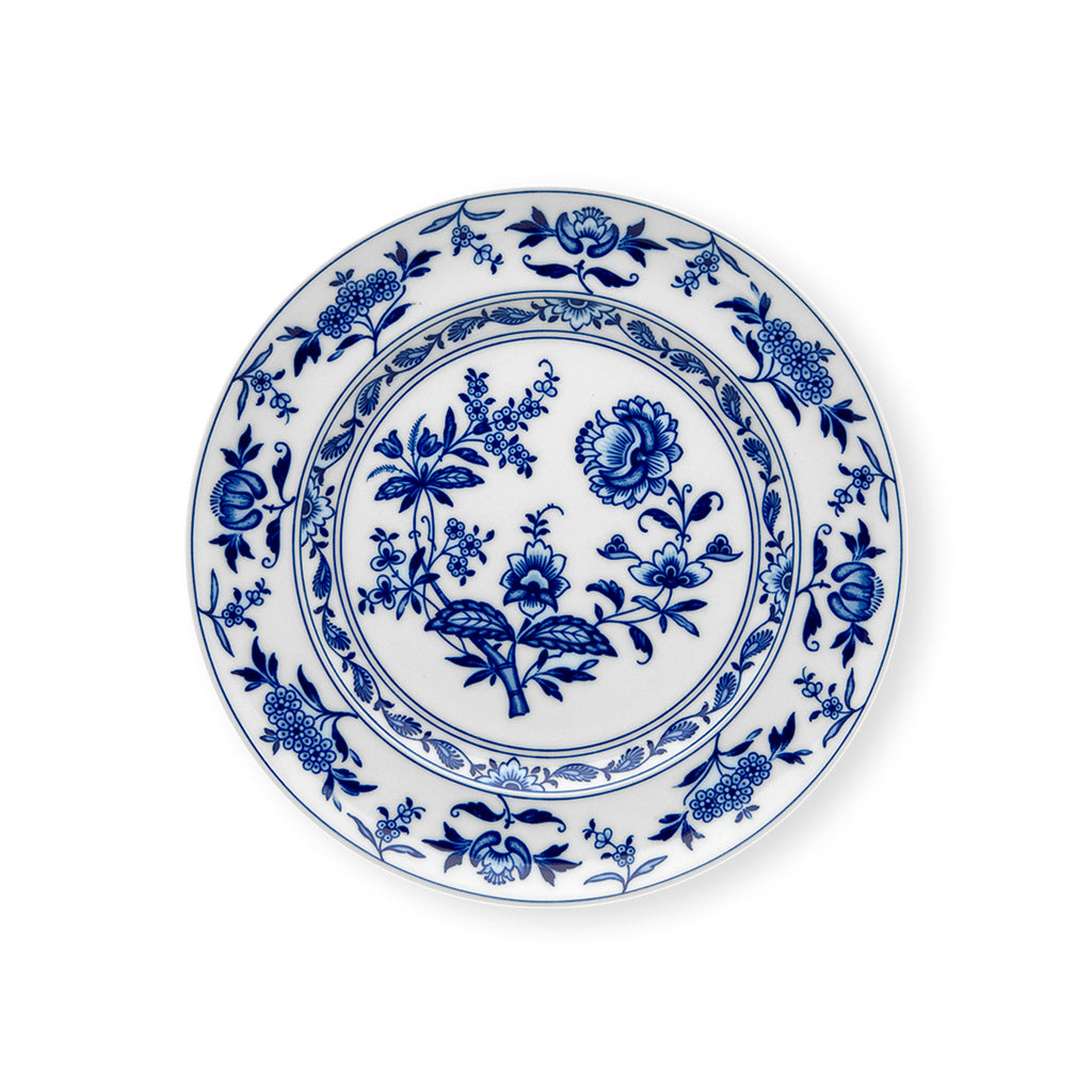 Platos para ensalada de porcelana Margao en blanco y azul, de Vista Alegre